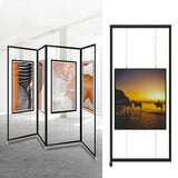 Movable Folding Display Rack,Folding Metal Art Easel & Display Rack