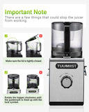TUUMIIST Cold Press Juicer Machines 6.5'' Large Feed Chute for Whole Fruits & Vegetables, High Juice Yield, Easy to Clean