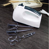 Egg Beater-Electric Hand Mixer Whisk W/Stainless Steel Attachments,Dough Hooks and Balloon Whisk