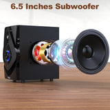 Bobtot Surround Sound Systems Wireless Rear Satellite Speakers - 800W 6.5inch Subwoofer 5.1 Surround Sound System for TV/2.1 Channel Home Theater Systems with ARC Optical Bluetooth Input