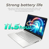 HP 14 Inch Laptop, 2027 Edition, Intel N150 Processor, 4GB DDR5 RAM, 128GB SSD, 1TB Cloud Storage, Windows 11 with Microsoft 365