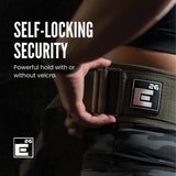 Self-Locking Weight Lifting Belt | Premium Weightlifting Belt for Serious Functional Fitness, Weight Lifting, and Olympic Lifting Athletes| Lifting Belt for Men and Women (Small, Green)