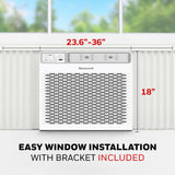 Honeywell 14,000 BTU Digital Window Air Conditioner, Remote, LED Display, 4 Modes, Eco, 800 sq ft Coverage