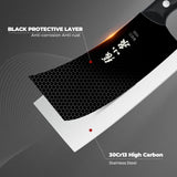 ZHANG XIAO QUAN Chinese Meat Cleaver 7.3”, Sharp Chinese Vegetable Cleaver Made of High Carbon Stainless Steel, Chopper Knife for Meat Vegetable Fish and Poultry