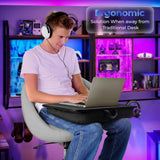 Lap Desk for Laptop with Cushion, Lap Desk Pillow, Fits up to 17 in Laptop, Removable and Washable (Large) L.DOCTOR
