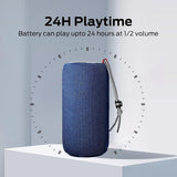 Monster S310 Upgraded Bluetooth Speaker, 30W Portable Speaker, 360° Stereo Sound with Punchy bass, TWS Pairing, IPX6 Waterproof, Bluetooth 5.2, 24H Playtime, Perfect for Home, Outdoor, Beach, Blue