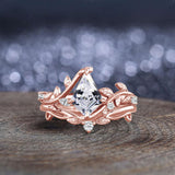 Oseew Kite Cut Moissanite ring Moissanite engagement ring set Moissanite rings for women(Moissanite)