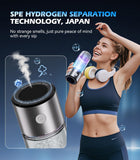 6.0 Upgrade Hydrogen Water Bottle & Hydrogen Absorption 【SGS Certification - 5000PPB】 Hydrogen Water Bottle 【NO.1-24-Hour Hydrogen Lock】 2026 SPE PEM Technique, Double Hydrogen Content - Silver