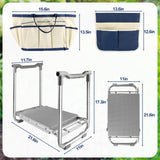 Foldable Garden Kneeler and Seat, Thicken & Widen Soft Pad for Kneeling and Sitting to Prevent Knee& Back Pain