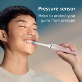 Philips Sonicare DiamondClean 9000 Electric Toothbrush - Sonic Toothbrush with App, Pressure Sensor, 12 Brushing Settings, Replacement Reminder, Charging Stand, Travel Case, Pink, HX9911/90