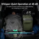Antarctic Star 12 Volt Refrigerator,43QT(40L)Electric Cooler Compressor, Portable Refrigerator -4℉~68℉,Car Fridge, GREEN