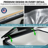 Vesta Precision 12” Chamber Vacuum Sealer, Smart Auto Vacuum Time, Easy-to-Clean System, Commercial-Grade Pump, Deep Chamber for Liquids, Meats, Mason Jars & Sous Vide, V513