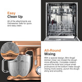 Stand Mixer 10-Speed 5QT Kitchen Electric Mixer, Tilt-Head Food Mixer with Dough Hook Mini angel