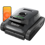 Gosvor LiteVac G1 Pool Vacuum, Wall & Waterline Cleaning, Double Filtration, 150-Min Battery Life for Smart Mode, 200-Min Battery Life for ECO Mode, 15.2 lbs, Smart Navigation, with APP