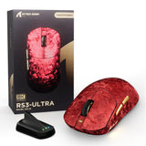 ATTACK SHARK RS3 ULTRA Carbon Fiber Wireless Gaming Mouse, 8K - Red