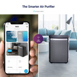 Winix 9800 4-Stage True Hepa Air Purifier with WiFi and PlasmaWave, 500 Sq Ft,Black,Large