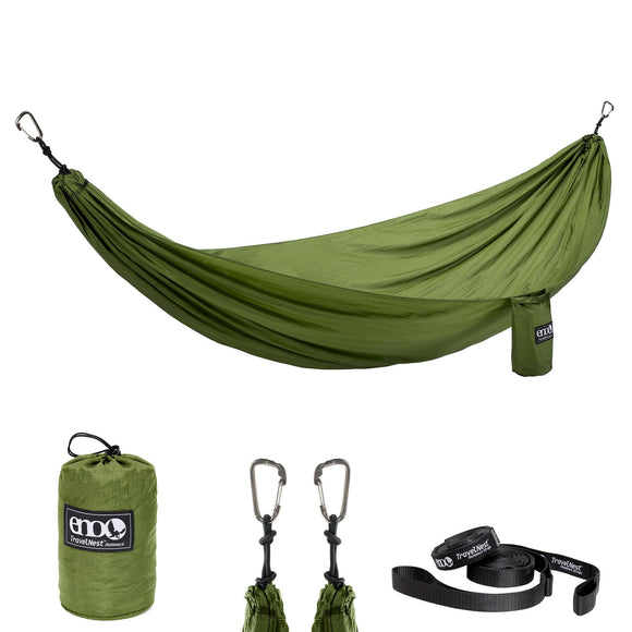 Hammock & Straps Combo - Portable Hiking and Camping Hammock with Straps Included ENO
