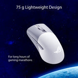 Wireless Aimpoint Gaming Mouse – Right-Handed Ergonomic, 75g, Tri-Mode Connectivity