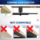 VIVO Black Clamp-on 23 x 10 in Rotating Keyboard Tray, MOUNT-KB04CB