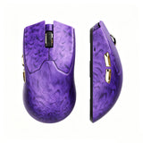 EWEADN Z7 Carbon Fiber Shell Wireless Gaming Mouse with 42000 DPI, PAW3950 Sensor, Kailh Optical Switch, Ergonomic 52g Lightweight, 8k Polling Dual-Mode (Wired/2.4GHz), Up to 300 Hr Battery, Purple
