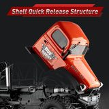 FCXㅤ RocHobby Atlas S 1/10 RC Crawler, 2.4Ghz RC Rock Truck Off Road, RC Car Indoor&Outdoor 2 in 1, RC Rock Crawler 4x4 Hobby Grade for Adults Need to Complete with Battery (Blue)