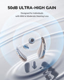 ELEHEAR-Beyond Hearing Aids, Rechargeable Bluetooth OTC Hearing Aids for Seniors with AI Noise Cancellation, Superior Sound Quality Smart, Bluetooth Enabled & App Control, Champagne Gold