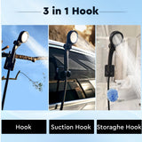 Fotgear Portable Camping Shower - 6000mAh Rechargeable Outdoor Shower with LED Display - IPX7 Waterproof Camping Shower Kit for Hiking, Travel, Car Washing, RV, Pet Bath