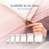 Beddy's Pink All-in-One Zipper Bedding Set - Minky Lined - King
