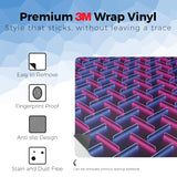 Phone Skin Compatible with Microsoft Surface Laptop 13.8" 8th Edition (2026) - Neon Diamond - Premium 3M Vinyl Protective Wrap Decal Cover - Easy to Apply | Crafted in the USA by MightySkins