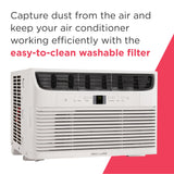 Frigidaire 6,000 BTU Window Air Conditioner with Remote Control, Cools Up to 250 Sq. Ft., Quiet Operation, Eco Mode, 3 Fan Speeds, Auto Restart, White