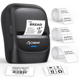 CLABEL 221B 2" Bluetooth Thermal Label Printer with 3 Label Rolls, Black