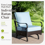 Sophia & William Metal Patio Furniture Set, 4 Pieces Outdoor Conversation