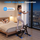 OWLSKY Stair Stepper for Home, Folding Vertical Climber Exercise Machine with Stable Triangular Frame, Smooth & Quiet Motion, Full Body Workout Equipment, Supports 330 LBS