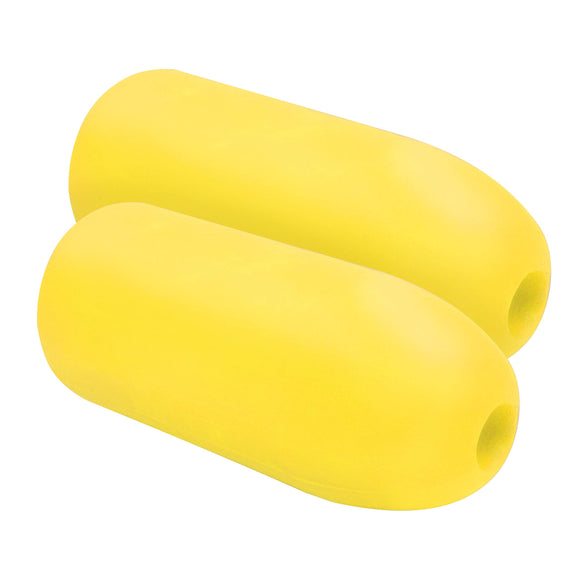 Deep Water Fishing Floats: Great for Trail Markers, Dock Floats | 2 Pack - Yellow, 5