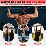 NTIUYOT Pull Up Assistance Bands for Pull Up Bar, 4 Heavy Duty Assisted Pull Up Bands, Workout Equipment with Foot Rest for Training, Adjustable Bands for Pull-Up, Fitness, Body Stretching, Chin Up