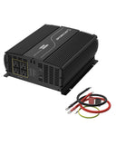 Scosche 3000W Modified Sine Wave Power Inverter, 12V DC to 120V AC Converter, 6000W Peak, 4 AC Outlets, Dual USB-A Ports, LED Indicator Light for Truck, RV, Semi-Truck, Home, Off-Grid Battery Systems