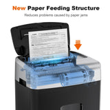 110-Sheet Auto Feed Paper Shredde and 24-Pack Shredder Lubricant Sheets bonsaii