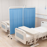 Folding Rolling Portable Room Divider Adjustable SpaceSaving Solut for Home Office and Events