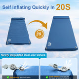 Self Inflating Sleeping Pad for Camping 3.1" Ultra-Thick Memory Foam Camping Mattress 20s Quick Inflation Camp Mat NYZ