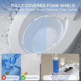 LOUPUSUO Luxury Smart Toilet with Foam Shield Auto-Open/Close Lid