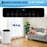 Portable Air Conditioner, 12000 BTU 5-in-1 Portable AC Unit, Cool Fan & Dry Remote Control Up to 550 Sq ft LED Display
