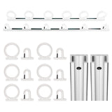 DU-BRO Fishing 1080 Trac-A-Rod Storage System, 2-Feet, Silver/White