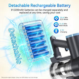 BlueEpic Cordless Vacuum Cleaner, 45KPA 45Mins Rechargeable Vacuum Cordless, Stick Vacuum with 2 Adjustable Modes, Handheld Vacuum for Home/Pet Hair/Carpet/Floor