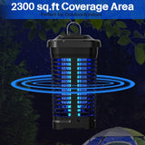Bug Zapper Indoor Outdoor, 4300V 18W Electric Mosquito Killer, Mosquito Trap Fly Zapper Insect Killer Topwowe