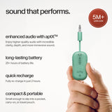Twelve South AirFly Pro 2, Bluetooth Adapter, Pair 2 AirPods, Mint Ice