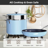 Nuwave Lux 13pc Forged Lightweight Nonstick Ceramic Cookware Set, PFAS-Free