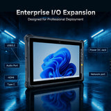 ONERugged M10N Rugged Tablet, 10.1" Windows 11 Pro Industrial Tablet, 1000 Nits Sunlight Readable Display, Intel N150, 8GB+128GB, 4G LTE, Wi-Fi 6, GPS/NFC, IP65 Heavy-Duty Outdoor PC for Field Work