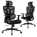 Office Computer Desk Chair, Ergonomic Desk Chair Mesh Computer Chair with Wheels LVVEZin