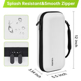 YOREPEK Golf Glove Holder with Removable Golf Glove Shaper, Protective Hard Shell Golf Accessories Case Bag