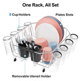iSPECLE Small in Sink Dish Drying Rack - Stainless Steel Compact Inside Sink Dish Drainer for RV Apartment Kitchen, Rust Resistant, 11.6" W x 13.4" L, Silver